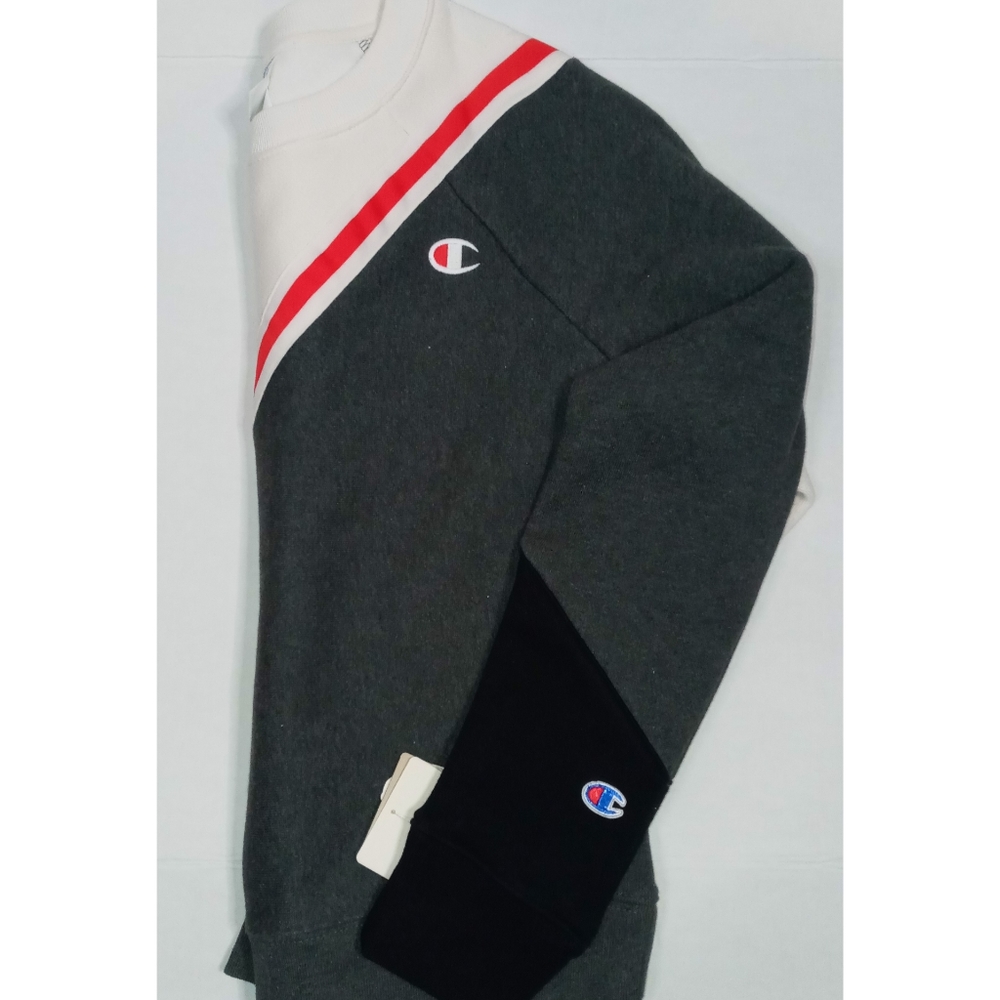 Champion Reverse Weave Colorblock Crew Neck - Picture 4 of 10